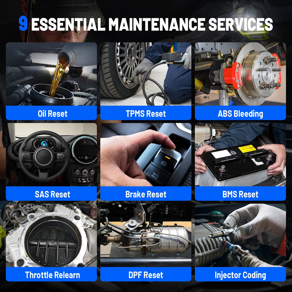AD600PRO OBD2 Scanner Professional Car Diagnostic Tool Full System Code Reader 9 Reset Service Oil/Sas/Abs Lifetime Free