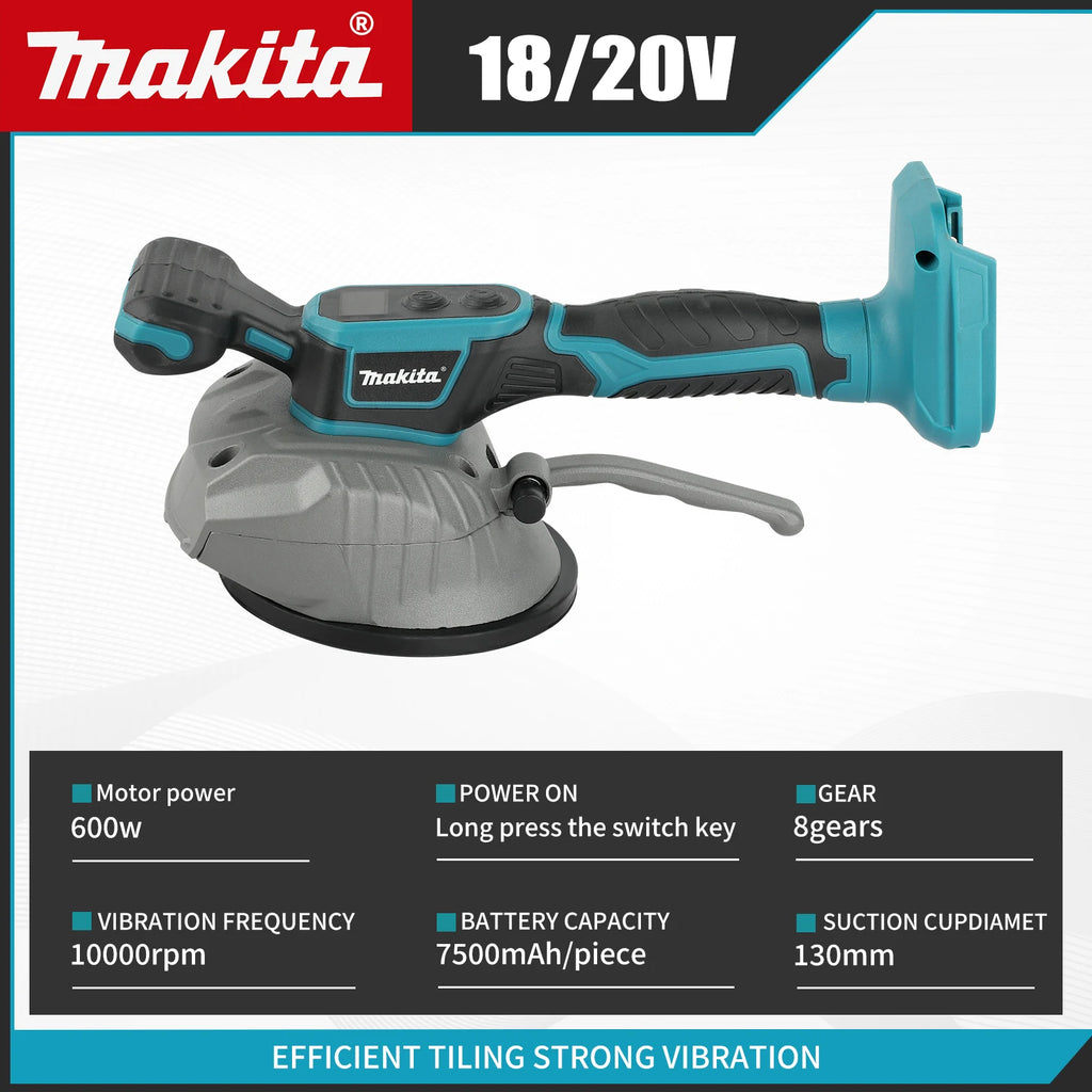 M424 8 Speed Tile Laying Machine Tile Vibration Leveling Machine Cordless Tile Installation Tool for  18V Battery