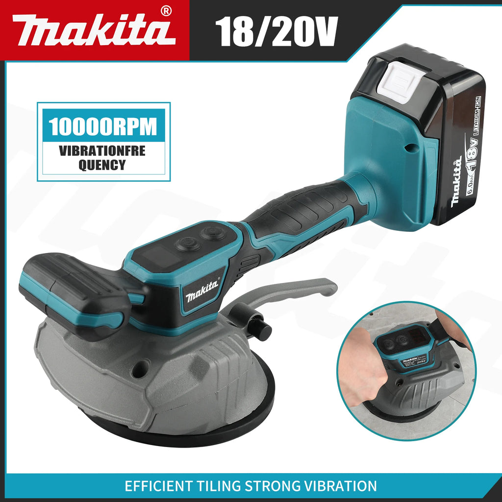 M424 8 Speed Tile Laying Machine Tile Vibration Leveling Machine Cordless Tile Installation Tool for  18V Battery