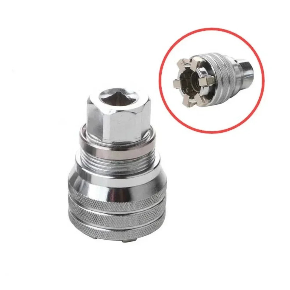 Adjustable Socket 3/8-3/4'' Universal Electric Wrench Sleeve Converter 10-19Mm Socket Multifunctional Maintenance Drive Tool