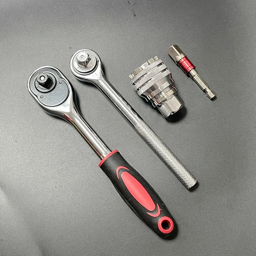 3/8 Inch Universal Sleeve Adaptive Socket Wrench Set 10-19Mm Drive Wrench Repair Tools for Home Auto Maintenance