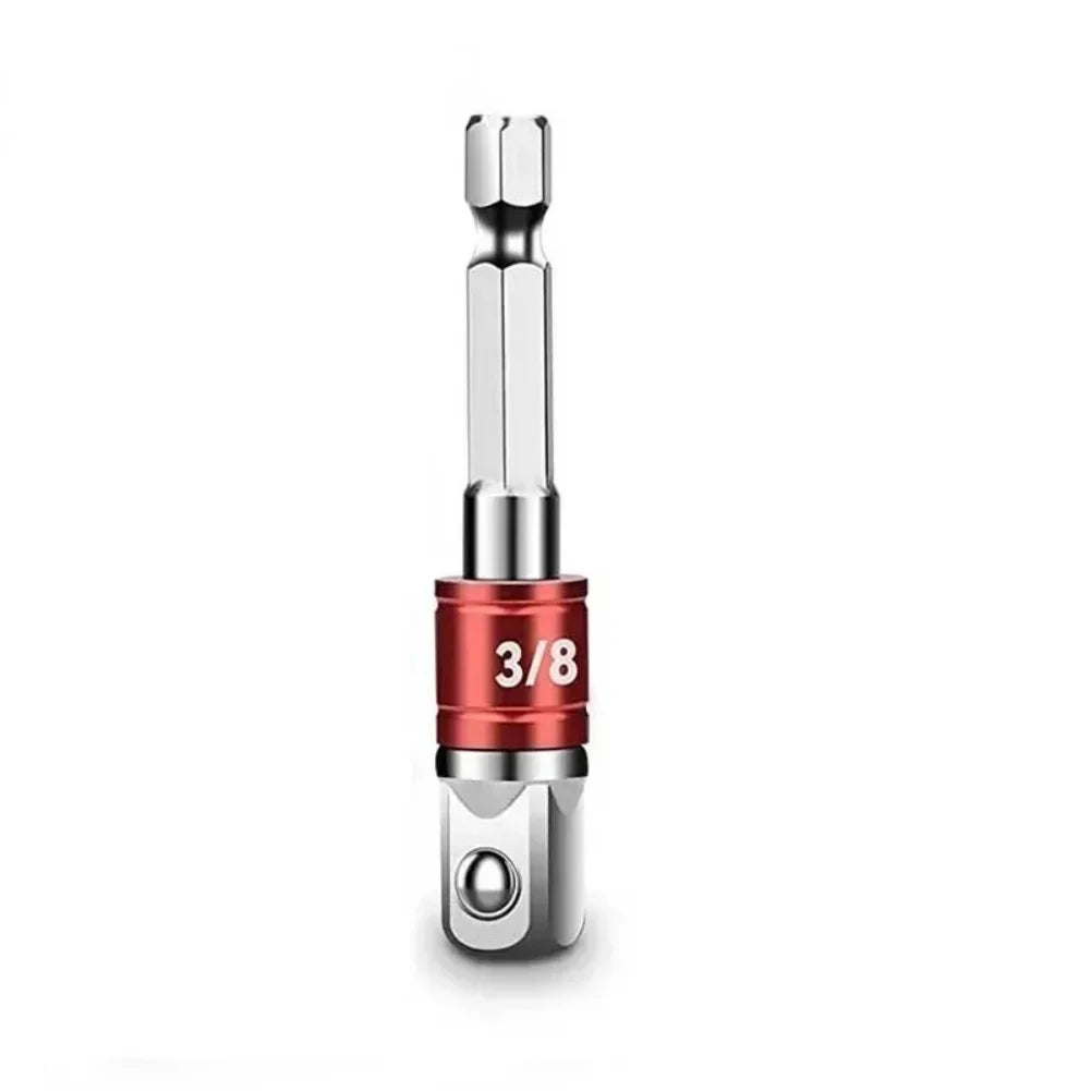 Adjustable Socket 3/8-3/4'' Universal Electric Wrench Sleeve Converter 10-19Mm Socket Multifunctional Maintenance Drive Tool