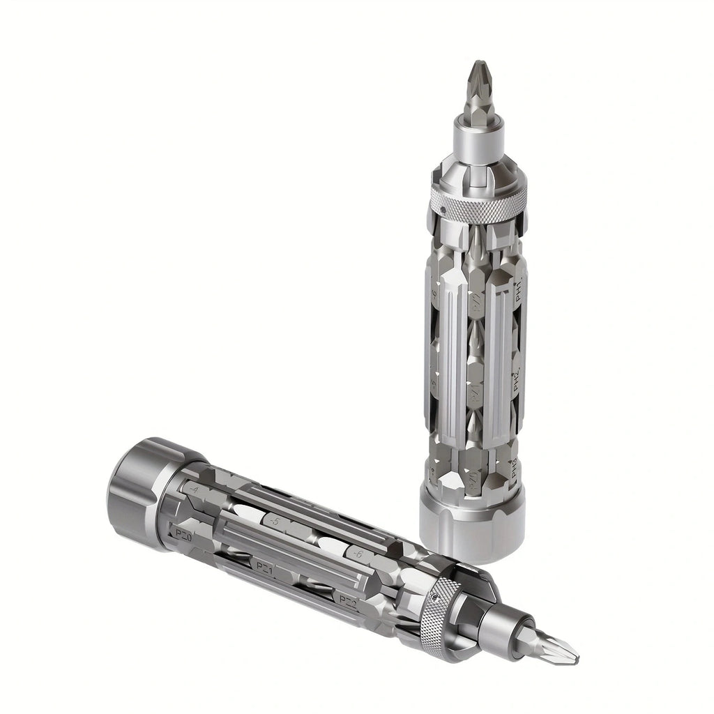 S1 EDC Multi-Function Screwdriver Set with Magnetic Torx Phillips Hex Drill Bit Portable Repair Tool for Outdoor Home