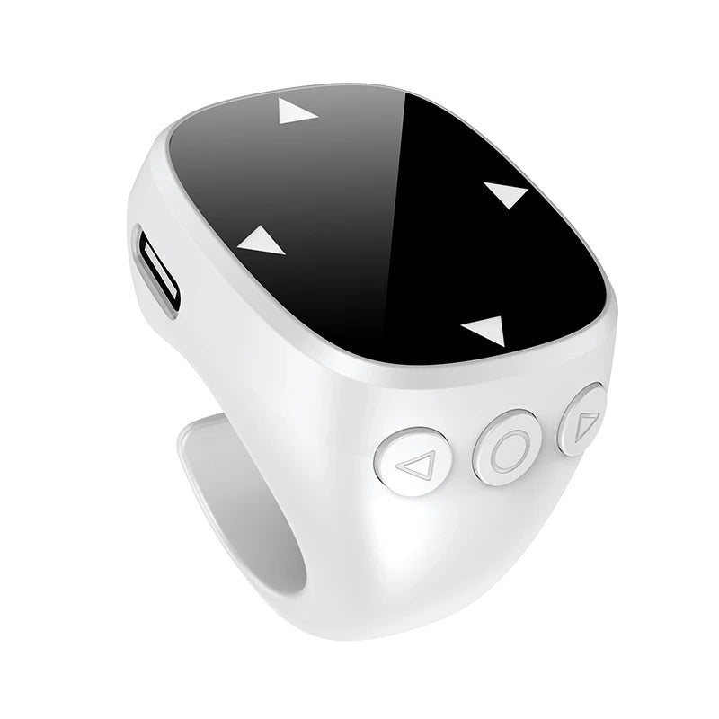 JX-13 Smart Fingertip Ring Mouse Remote Control Wireless Bluetooth Mobile Selfie Mice Video Automatic Page Turner Browsing Gift