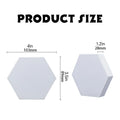 1Pc Hexagonal Touch LED Wall Light, Neutral White Light, Night Light Touch, Convenient to Use, Energy-Saving, 6-Pack