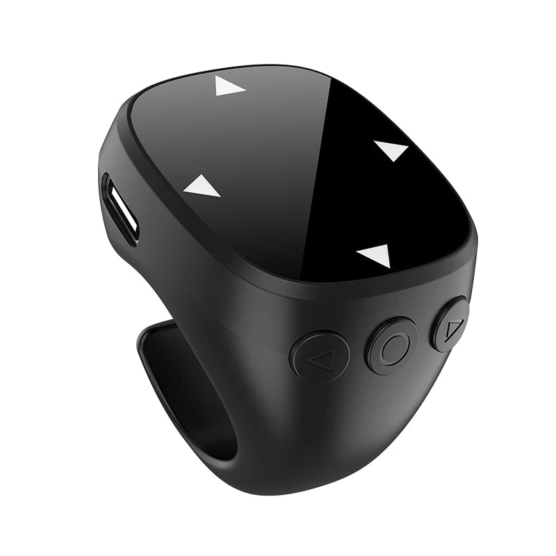 JX-13 Smart Fingertip Ring Mouse Remote Control Wireless Bluetooth Mobile Selfie Mice Video Automatic Page Turner Browsing Gift