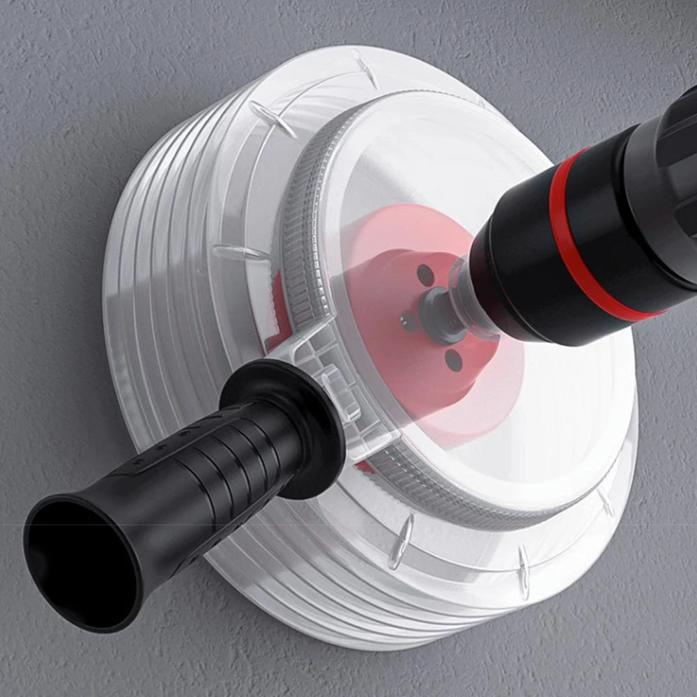 1Pc/1Set Electric Hammer Drill Dust Collector Hole Opener Dust Collector Cover Dustproof Hole Saw Drill Bit Cover Hand Tool