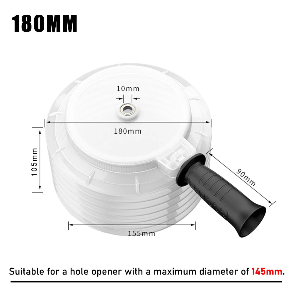 1Pc/1Set Electric Hammer Drill Dust Collector Hole Opener Dust Collector Cover Dustproof Hole Saw Drill Bit Cover Hand Tool