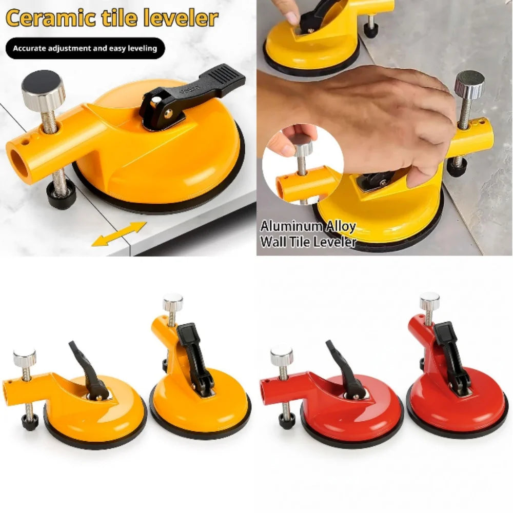 1/2Pcs Aluminum Alloy Wall Tile Leveler Suction Cup Large Plate Marble Leveling Splicer Hand Tools for Home Improvement 2026