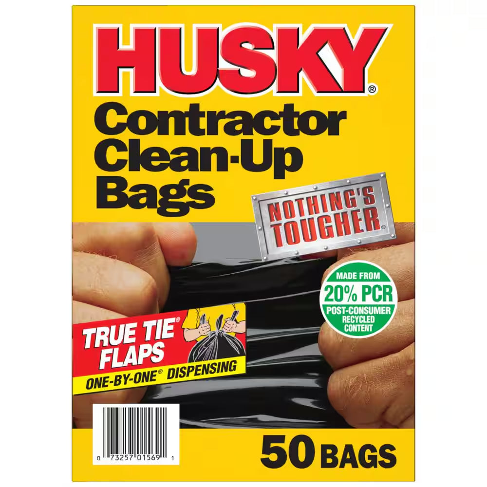 42 Gal. Heavy-Duty Contractor Clean-Up Bags with 20% PCR (50-Count)
